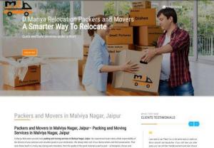 Packers and Movers in Malviya Nagar Jaipur- Movers and Packers Services - D Mariya Packers and Movers in Malviya Nagar, Jaipur is a leading relocation company in India. We are trusted and reliable packers and movers in Malviya Nagar. Call us for Local, Domestic and Vehicle Shifting Services.