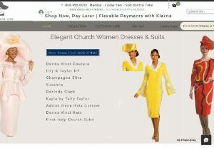 CHURCHSUIT - Shop Churchsui for elegant fashion clothes for women. Exclusive Solini Knits, Susanna, Raquel, Lily & Taylor, Donna Vinci Couture clothing designs, and Adrian Dana Rhinestone Hats created for every occasion. Just Coats and Lily & Taylor Fur.
