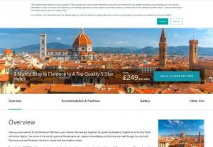 Florence Holidays - Discover the best things to do in Florence with the Citrus Holidays guide! Book your Florence holiday with us at an affordable price now. 