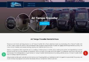 AC Tempo Traveller Hire Pune | Tempo Traveller Rental Pune - Travels are so Tiring, However, our AC Tempo Traveller Hire in Pune make lives Simpler by the quality we provide, Hire A Tempo Traveller With Us.
