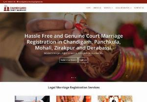 Genuine Court Marriage Registration in Chandigarh - Get your Court Marriage Registered in Chandigarh, Panchkula, Mohali, Zirakpur & Derabassi with the assistance of well-qualified and expert lawyers at modest rates.
