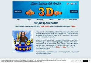 Free 3D Animated Gifs - Retired graphic artist who has created a website with free 3D animated gifs and who also has a few more not displayed but may have the animation you are looking for