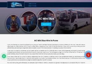 AC Mini Bus | 13, 15 Seater AC Mini Bus Hire In Pune - If you are planning to travel a long distance in a group or family, perhaps the best alternative is to Hire a Minibus for the Trip. There are various advantages of a Best Mini Bus Hire in Pune for either little or big group trips. 