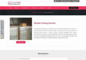Wooden Pallet Packing Services in Rajasthan - W e are manufacturing the best quality of Wooden Pallets and Wooden Packing Services for our Customers. We have achieved monster advancement in the Manufacturing. His managerial aptitudes and business learning have enabled us in remaining in front of our rivals in the area.