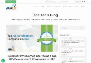 Top iOS Development Companies in UAE - XcelTec Glorifies Among the Top iOS Development Companies in UAE at SelectedFirms. XcelTec is a leading web and mobile app development company that provides the best iOS mobile application development services. The company holds outstanding knowledge in iOS app development, iPad development, iPhone development, apple watch development, and much more iOS related services.