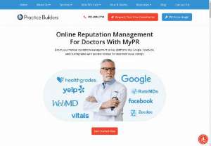 Online Reputation For Doctors - Practice Builders provide Healthcare Reputation Management to Doctors and Physicians. We provide reputation management for doctors that help them to attract more patients and improve their online visibility.