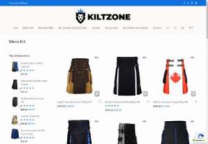 KiltZone Men's Kilts For Sale  - Latest collection of premium quality kilts for men and women! Our website features a wide variety and designs of kilts, jackets, sporrans, leather jackets, etc. 