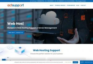 actsupport - outsourced web hosting support - actsupport offers Outsourced Web Hosting Support, Server Management, and Customer Support Services to web hosting providers and data centers worldwide since 2001.  
