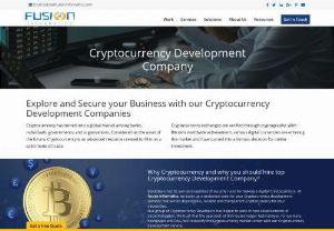 Cryptocurrency Development Company - Fusion Informatics offers the wide scope of crypto services to our customer which incorporates viable improvement to responsive maintenance service. If you are looking for crypto services, fusion informatics is provided the best services to you.