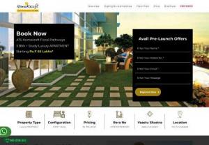 HOMEKRAFT FLORAL PATHWAYS - ATS Homekraft Floral Pathways, new residential housing project by Homekraft. It is an upcoming opportunity to offer 1/2/3/4BHK residences in Noida to provide luxury living under the Affordable Housing Project. In every project by the develop assure homebuyers to provide comfortable & peaceful living.
Happy Trails, Pious Hideways & Nobility are the residences projects developing by Homkraft developer. ATS group is a parent company of Homekraft and successfully delivered many residential projects