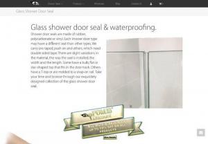 Glass Shower Door Seal - Frameless Door Seals | pFOkUS - Are you tired of wiping away water leaks from your shower door? Install frameless shower door seals to experience a dry shower always. pFOkUS manufactures easy to install door seals to make your maintenance easy.