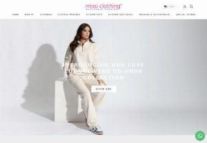 Missi Clothing | Wholesale Clothing UK - Find wholesale clothing in the UK and USA at Missi Clothing. Missi Clothing offers the latest on trend fashion dresses, club wear, party wear and much more.