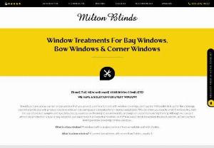 Get The Best Bay And Bow Window Shutters At Milton Blinds - Milton Blinds offers you the best bay and window shutters to make your place more comfortable. For more details contact us at 905-876-9057