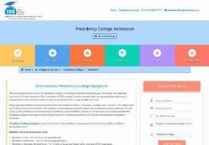 Presidency College Admission | Admission in Presidency College Bangalore - Presidency College admission is based on Cut-off. For Admission in Presidency College Bangalore, Fees, Courses,   Helpline 09743277777