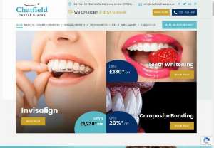 Teeth Straightening in London - Chatfield Dental Braces - Our experienced dentists offer a range of teeth straightening solutions such as Invisalign, clear braces, six month smile in London. Call our dental practice today!