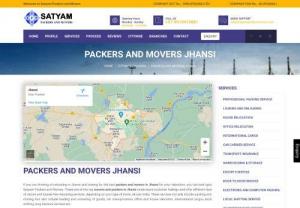 Satyam Packers and Movers Jhansi, House/office shifting in Jhansi - Satyam Packers and Movers is trusted and famous packers and movers brand in Jhansi. We offer all packing and moving services in Jhansi like house & office shifting and car carrier. 