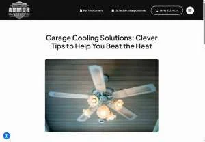 Screenshot of Garage Cooling Solutions: Beat the Heat with Smart Tips
