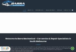 Barra Mechanical - Barra Mechanical Repairs has been providing a quality service to local residents in Port Melbourne and South Melbourne for almost 3 decades. Founded in 1991, we have built a reputation for an honest and dedicated customer service team. 

Why should you choose Barra Mechanical Repairs?
-	We are affordable:
o	Barra Mechanical is the most affordable mechanic in the Port Melbourne/South Melbourne area.
o	We frequently offer special deals and offer free wiper blades with every car service.
