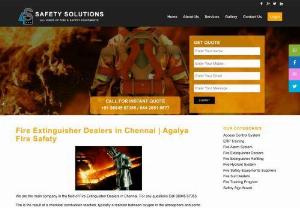 Fire Extinguisher Dealers in Chennai - We are the main company in Chennai in the field of Fire Extinguisher Dealers. For any Questions Contact Agalya Fire Safety Equipments Today.
