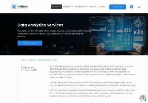 Advanced Analytics Services | Data Analytics Services - Our Advanced Analytics Services accelerate organizational success in terms of ROI. Our Predictive & Prescriptive Analytics Solutions are comprehensively dedicated to enhance operational efficiency in an organization.