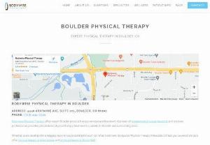 Bodywise Physical Therapy - Bodywise Physical Therapy offers expert Boulder physical therapy services and treatment. Our team of experienced physical therapists and wellness professionals provides personalized physical therapy treatment to patients in Boulder and surrounding areas. || Address: 4440 Arapahoe Ave,  Suite 101,  Boulder,  CO 80303,  USA || Phone: 303-444-2529