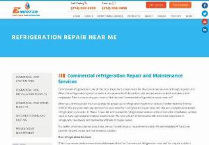 refrigeration repair near me | Enertiahvac - Esteemed as reliable service provider, we render the finest quality of Refrigeration Repair Near Me technician service to our esteemed patrons. Supported by our team of high-tech equipments and professionals, we render affordable solution for wide range of commercial and residential customers. Visit Enertia HVAC/R today!!  