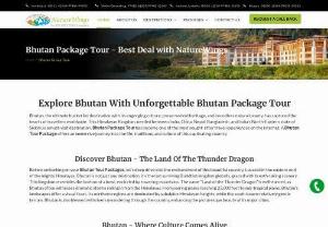 BHUTAN TOUR PACKAGE  STARTING PRICE Rs. 23,900/-PH. - Mesmerizing Bhutan Tour Package in 2020-2021. DURATION: 6Nights/7 Days Thimpu  2N,  Punakha-2N,  Paro -2N Pickup  Paro Airport ( PBH) Drop - Paro Airport ( PBH) How to reach Bhutan? Bhutan can be reached by three ways  Either Direct Flight or via Bagdogra Flight or by Train/Road Direct Flight Options: Only Druk Airways and Bhutan Tashi Airways fly to Paro. No Indian carrier flies to Bhutan. These airline tickets are not available on the Internet for Online Booking for Indian Nationals.