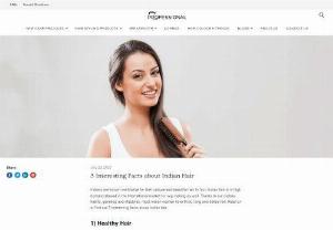 3 Interesting Facts About Indian Hair- Godrej Professional India  - Did you know Indian hair is more popular around the globe for its length, shine and strength than in India itself? Read on to find out 3 interesting facts about Indian hair that is the result of our healthy dietary habits, genetics and lifestyle that gives most Indian women thick, long and dense hair. 