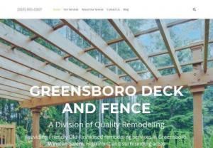 Greenboro Deck and Fence - Greensboro Deck and Fence. We are deck and fence contractor in Greensboro NC