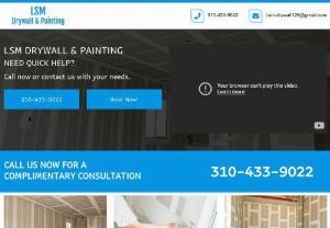 Painters South Pasadena CA    - Are you looking for Drywall Installation but worried about drywall installation cost in South Pasadena CA? Worry not LSM Drywall & Painting is the most affordable drywall Installers in South Pasadena CA. 

We do all kind of Drywall repair & installation as well as all type of painting exterior or interior, Popcorn Ceiling Removal, Framing, Stucco Repair, Skim Coating-smooth walls, Door installations, Wall construction, Baseboard & crown molding installations.
