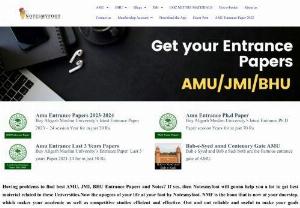 Notesmyfoot - Notesmyfoot is an edutech startup created by AMU Alumni. It is a portal where AMU students can download free AMU entrance previous papers, Amu syllabus, Amu Entrance syllabus and UGC NET syllabus. AMU notes which is paid subscription wise.
