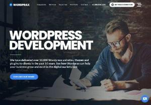 Wordpress Development Services - Need Wordpress Experts?
Here is the best Wordpress Development Services provider in the USA known as Wordprax.
This company provides many services like:
PSD to Wordpress Theme
Convert HTML to Wordpress
Hire Wordpress Developers
Wordpress Plugin Development
Wordpress Theme Customization
