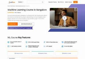 Machine Learning Course in Bangalore - Machine Learning is the branch of computer science that deals with training the machine to solve real-world problems. , Artificial Intelligence is implemented in repetitive tasks and a highly predictable job. Machine Learning Course has been very important these days to acquire the skills required to cope up with the corporate. More than the certification more important is the kind of skills you acquire during this process.