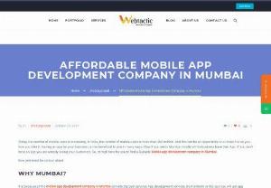 AFFORDABLE MOBILE APP DEVELOPMENT IN MUMBAI - Today, the number of mobile users is increasing. In India, the number of mobile users is more than 200 million. And this can be an opportunity or a threat it is on you how you take it. Having an app for your business can be beneficial to you in many ways. Now if you see in Mumbai mostly all the business have their App. If you don\'t have an app you are already losing your customers. So, its high time for you to find a Suitable Mobile app development company in Mumbai.