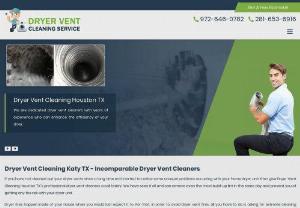 Dryer Vent Cleaning Katy TX - If you have no longer cleaned out your dryer vents for the reason that a lengthy time and commenced to be aware some unusual issues happening with your home dryer unit then give Dryer Vent Cleaning Houston TX\'s professional dryer vent cleaners a name today! We have seen it all and can dispose of even the most build-up lint in the same day and stop you of getting any fireplace chance with your dryer unit.