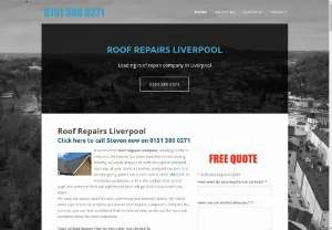 Roof Repairs Liverpool - Roof Repairs Liverpool are one of the leading roofers in Liverpool. We are able to help with all types of roofing requirements, including roof repairs, installations and guttering. Using our knowledge combined with years of experience, we ensure that all work is carried out to the highest standard. Going a bit more in depth into our services, we carry out work on flat roofs, slate roofs, tile roofs, chimneys, guttering, facias and soffits, and roof windows. Whatever the job is that you require u