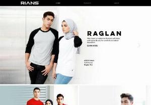Rians (M) Sdn Bhd - Rians is an exquisite printwear brand for fashion, event promotion & corporate needs in Malaysia since 2007.
