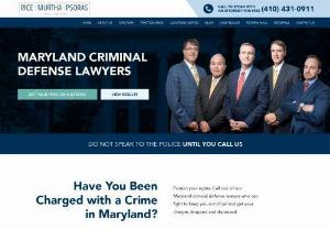 Baltimore Criminal Defense Lawyer - The Law Offices of Randolph Rice, criminal defense lawyers will work with you to explore every possible defense. We are here to protect you from the ramifications of criminal prosecution by the state or federal government. 