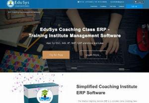 Coaching Center ERP -  Coaching Center ERP is the complete online Institute Management software or system which can be access from anywhere in the world for online test, fees payment, and more.