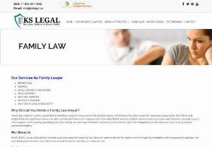 Separation Lawyer in Toronto - Once spouses begin to live separately,  important legal rights and obligations arise that affect finances,  property,  children. KS Legal provides superior and affordable family law services. Book your appointment today: 905-501-9555