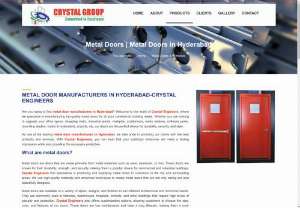 Metal Doors | Metal Doors in Hyderabad Call-7337333227 - Metal Doors in Hyderabad meets the requirements of Commercial buildings, Offices, shopping malls, Industrial Plants, multiplexes, auditoria, metro stations, software parks, recording studios, hotels & restaurants, airports, etc. These construction elements offer long-term functional reliability due to high quality materials and precision manufacture. As GI steel doors, they can be used in all those areas where robust door solution. Steel door sets offer distinct advantage over other door systems