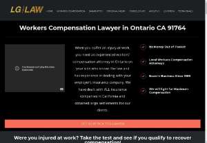 LG LAW - Workers\' compensation lawyers help employees that sustain work-related injuries, receive full medical expenses paid by their employer Do you need help?