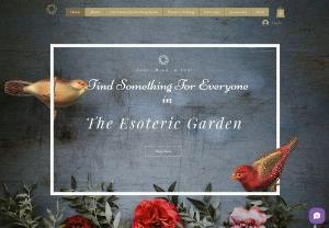 The Esoteric Garden - We are afamilyown and operated business!

We offer handcrafted, luxurious bath and body products, unique fine art, beautifuljewelry, lovable stuffies, and fascinating miniatures all handmade by us!