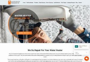 txpearlandwaterheater - These are all signs that your home will be affected by a breakdown or even leaking water heater. Our qualified, licensed plumbers will be able to help with all your hot water needs, from selecting the right system to troubleshooting existing systems to all service levels.
