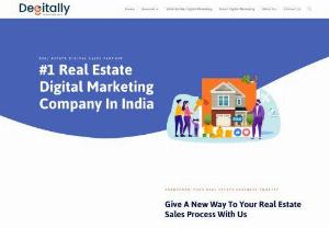 #1 Real Estate Digital Marketing Company India | Degitally - A dedicative real estate digital marketing company that delivers the buyers at the door of yours and driving the page of yours up in search engine.