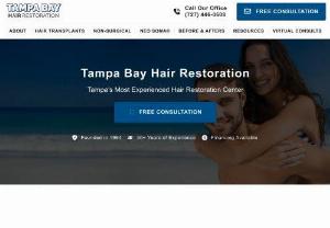 Tampa Bay Hair Restoration - Tampa Bay Hair Restoration is the leading Hair Transplant Center in Tampa, Florida. We are proud to offer the latest advancements in hair loss treatments, surgical hair transplants, and non-surgical hair restoration. With the newest state-of-the-art hair restoration technology available, Dr. Michael Markou, D.O. is able to provide affordable and natural hair growth results for both men and women.
