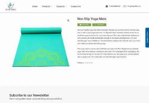 Non Slip Yoga Mats - The second variety is the non slip yoga mat which is a new on the rack. It is also made of sustainable material and is 6P-free as well as and latex free PVC. Check out our ehg-360 for more options in yoga accessories and avail them.