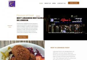 Rions - Lebanese restaurant in London - Rions is among the best lebanese restaurant in London.
