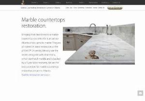 Marble Countertop Restoration Service in Atlanta, GA - Bringing that cleanliness to a marble countertop you strive for is an art and our artists are masters in delivering the best marble countertop restoration service in Atlanta.  
