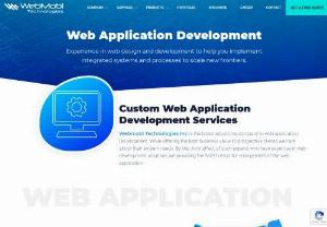 Top Growing Web Application Development Company in Canada and India | Webmobi Technolgies - Webmobi Technologies is the latest advancing company in web application Development. We have a team of experienced and Dedicated developers who have been delivered many successful solutions and make the clients happy all around the globe.